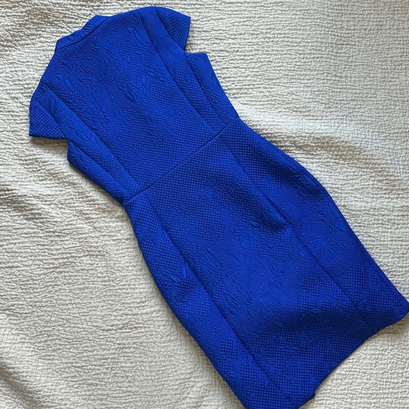 Shanghai Tang Royal Blue Quilted Dress US6 on tag - Picture 7 of 10